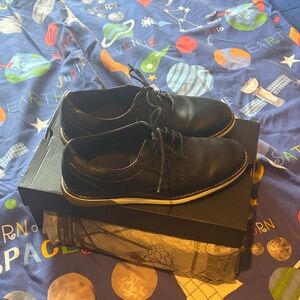 Classic Black Kids Dress Shoes